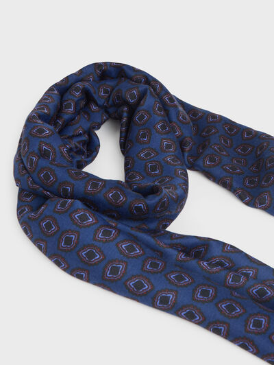 FOULARD PRINT AZUL