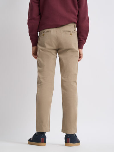 PANTALON CHINO KIDS CAMEL