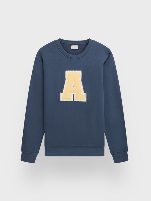 SUDADERA LOGO AZUL