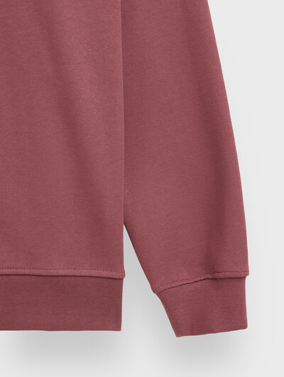 SUDADERA SIMPLY BURDEOS