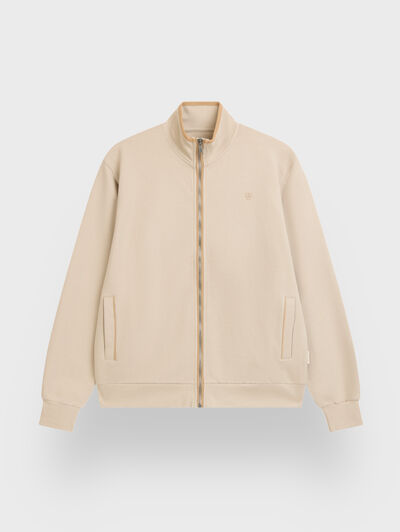 SUDADERA CONTRAST BEIGE