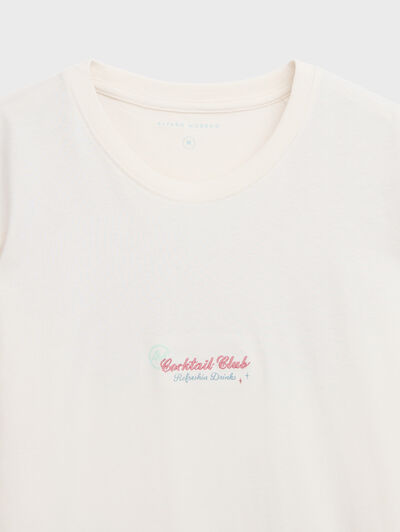 CAMISETA COCKTAIL CRUDO