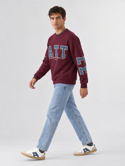SUDADERA SEATTLE BURDEOS