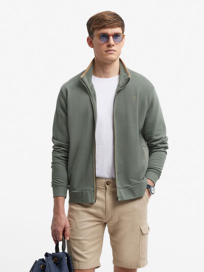 SUDADERA CONTRAST VERDE