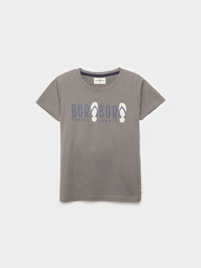 CAMISETA BORA BORA KIDS GRIS