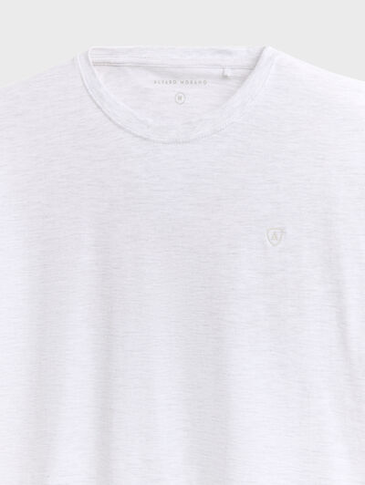 CAMISETA MELANGE CRUDO