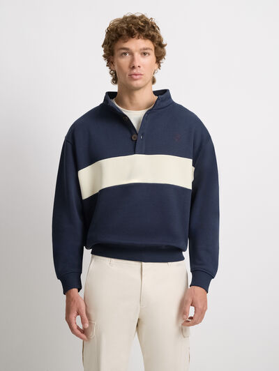 SUDADERA PART AZUL MARINO