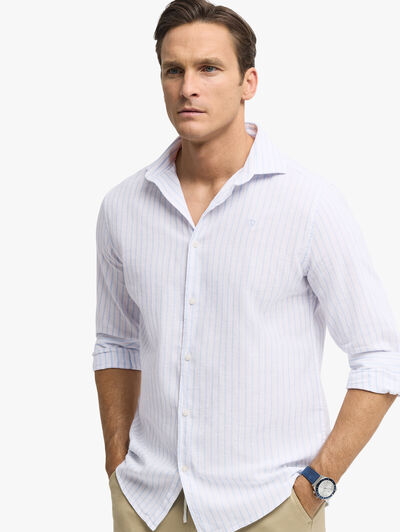 CAMISA LINO SUNNY ALEX CELESTE