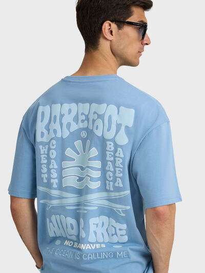 CAMISETA BAREFOOT AZUL