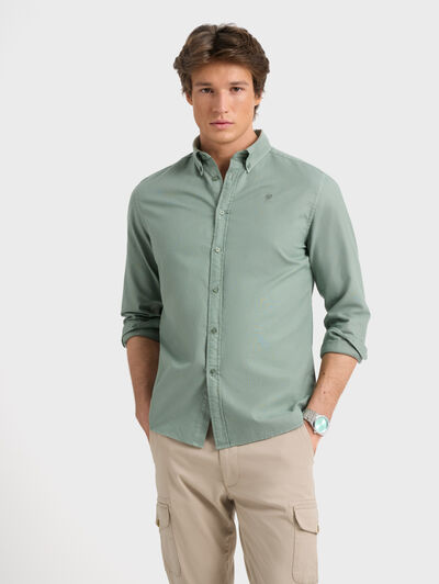 CAMISA OXFORD DYE VERDE