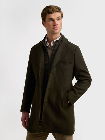 ABRIGO CORTAVIENTOS VERDE