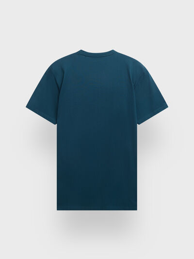 CAMISETA RUBBER AZUL MARINO