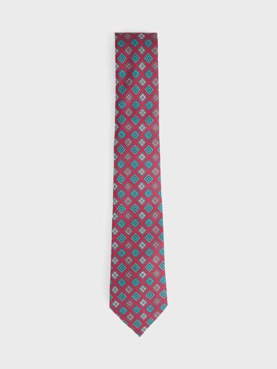 CORBATA PRINTED FUCSIA