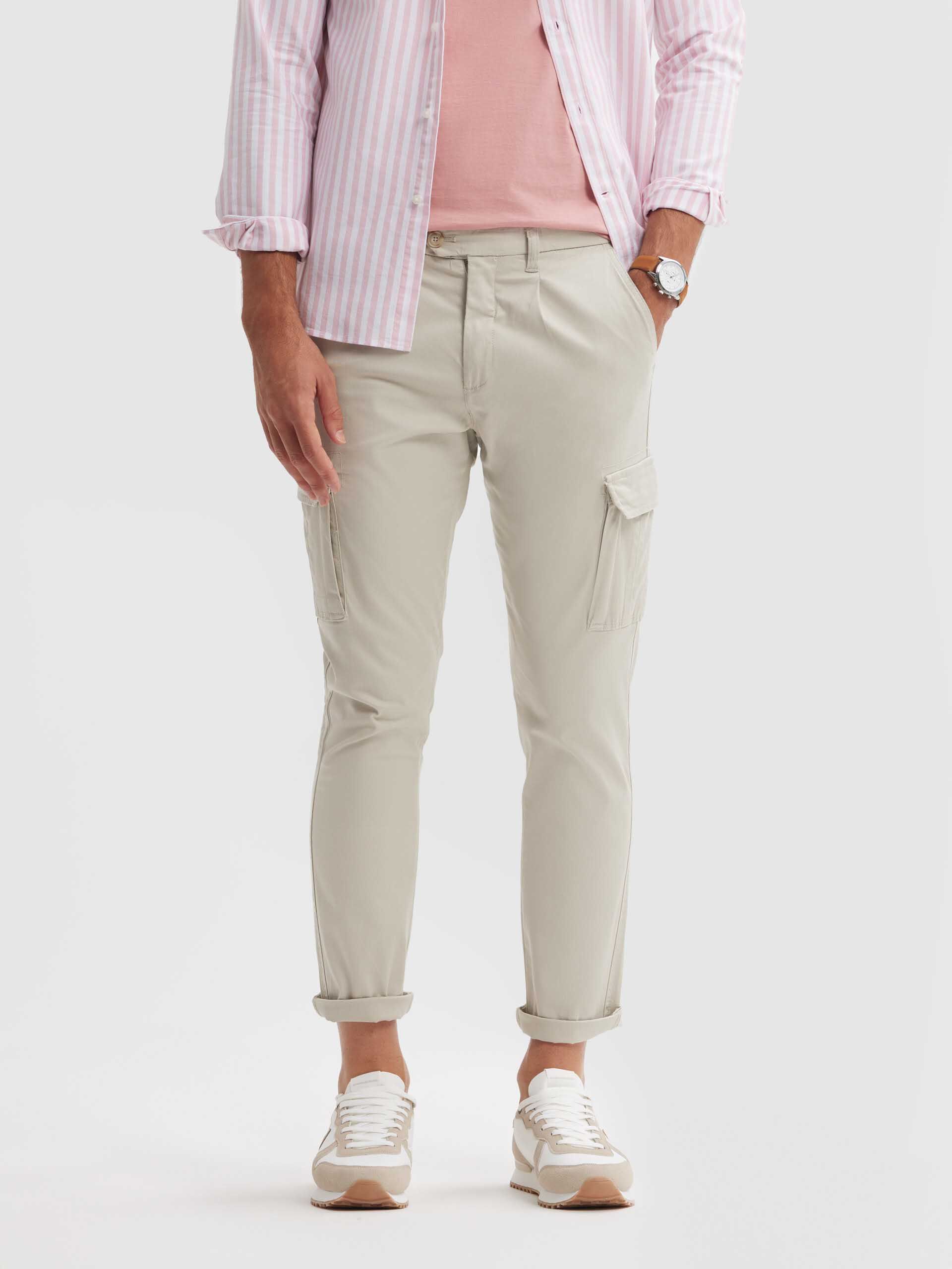 PANTALON CARGO PIEDRA