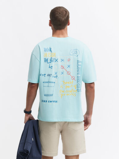 CAMISETA CREATIVE VERDE AGUA