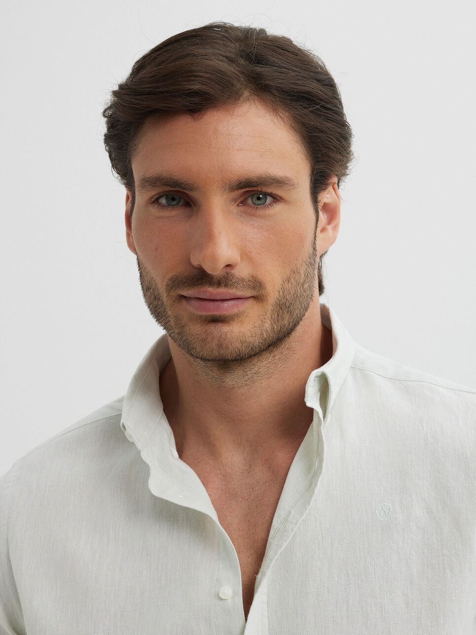 CAMISA LINO C. BOTON