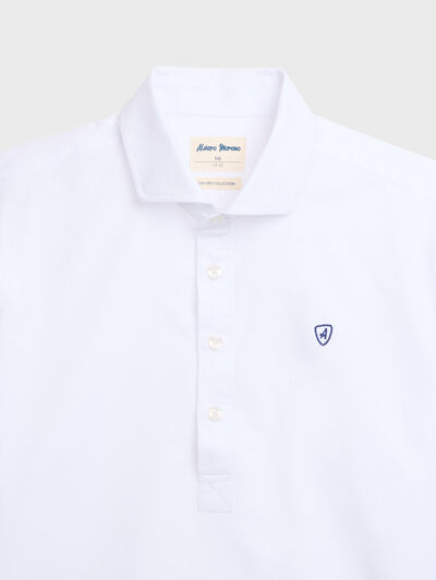 POLERA OXFORD KIDS BLANCO