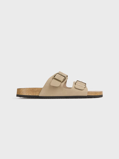 SANDALIAS HEBILLAS BEIGE