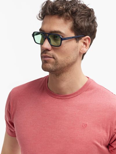 CAMISETA MELANGE CORAL