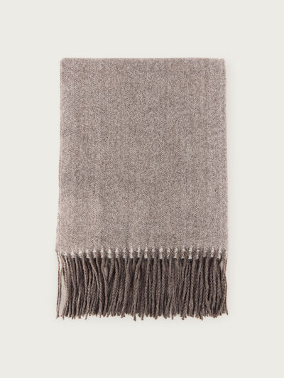 BUFANDA ESPIGA CAMEL