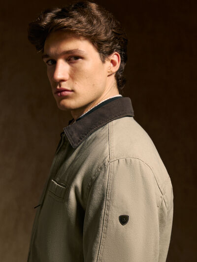 CAZADORA PEACH VERDE