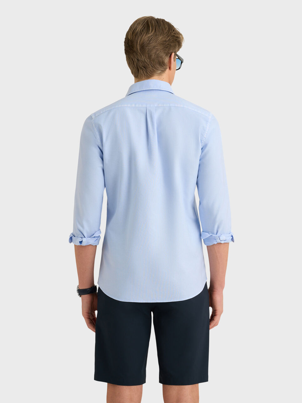 CAMISA OXFORD DYE TIE COLLAR