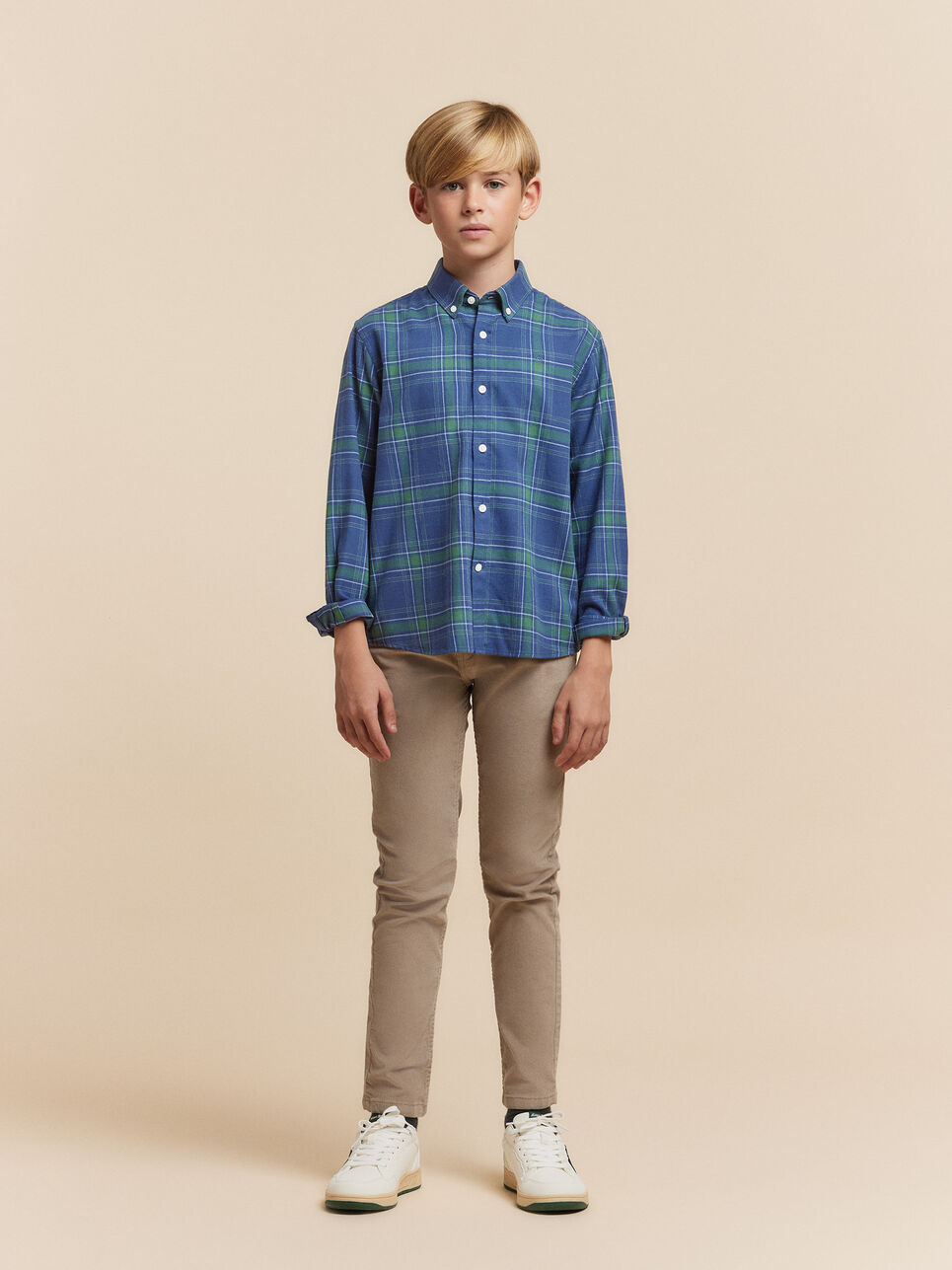 CAMISA FLANNEL TARTAN KIDS