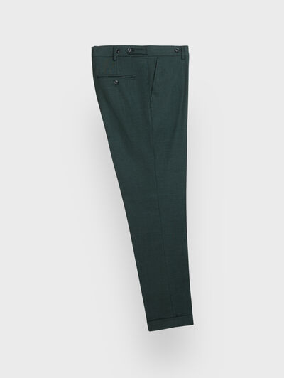 PANTALON CAPOLUNGO FIL A FIL VERDE