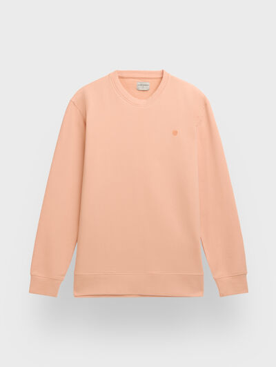 SUDADERA BASIC FANCY SALM&Oacute;N