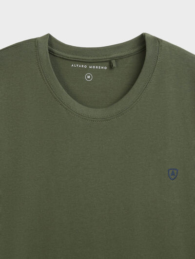 CAMISETA BASICA VERDE