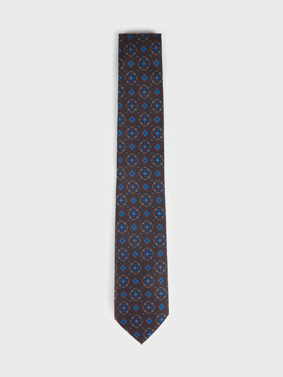 CORBATA PRINTED MARR&Oacute;N