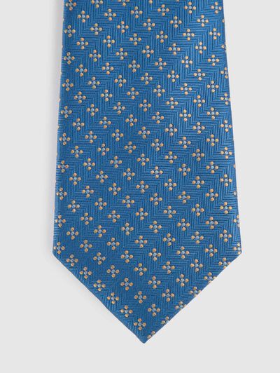 CORBATA JACQUARD MF AZUL