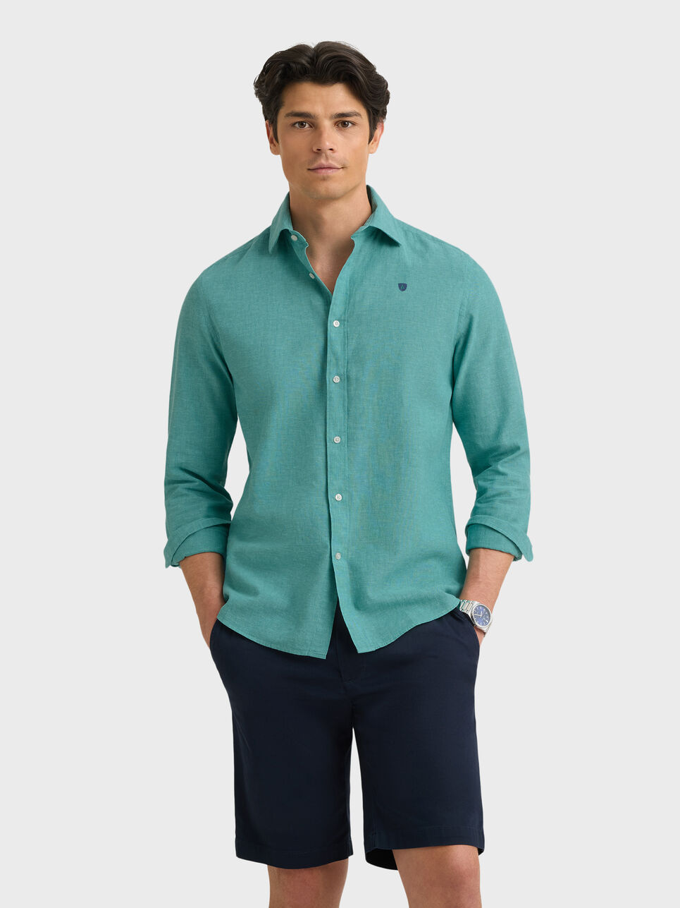 CAMISA LINO CHAMBRAY