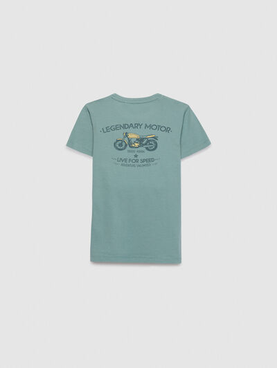 CAMISETA MOTOR KIDS VERDE