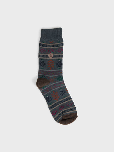 CALCETINES SET ALPINO KIDS MARR&Oacute;N