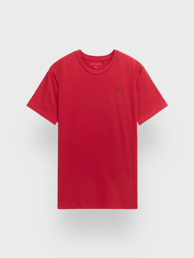 CAMISETA BASICA ROJO