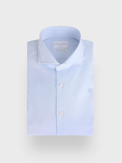 CAMISA VESTIR PANAMA CELESTE