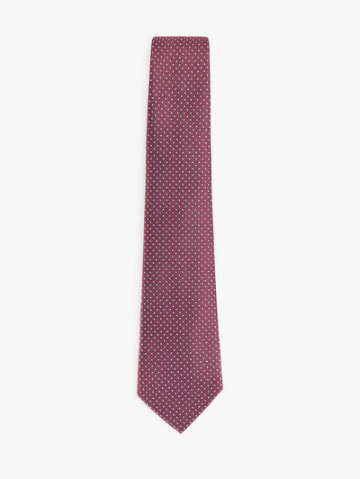 CORBATA JACQUARD MF BURDEOS