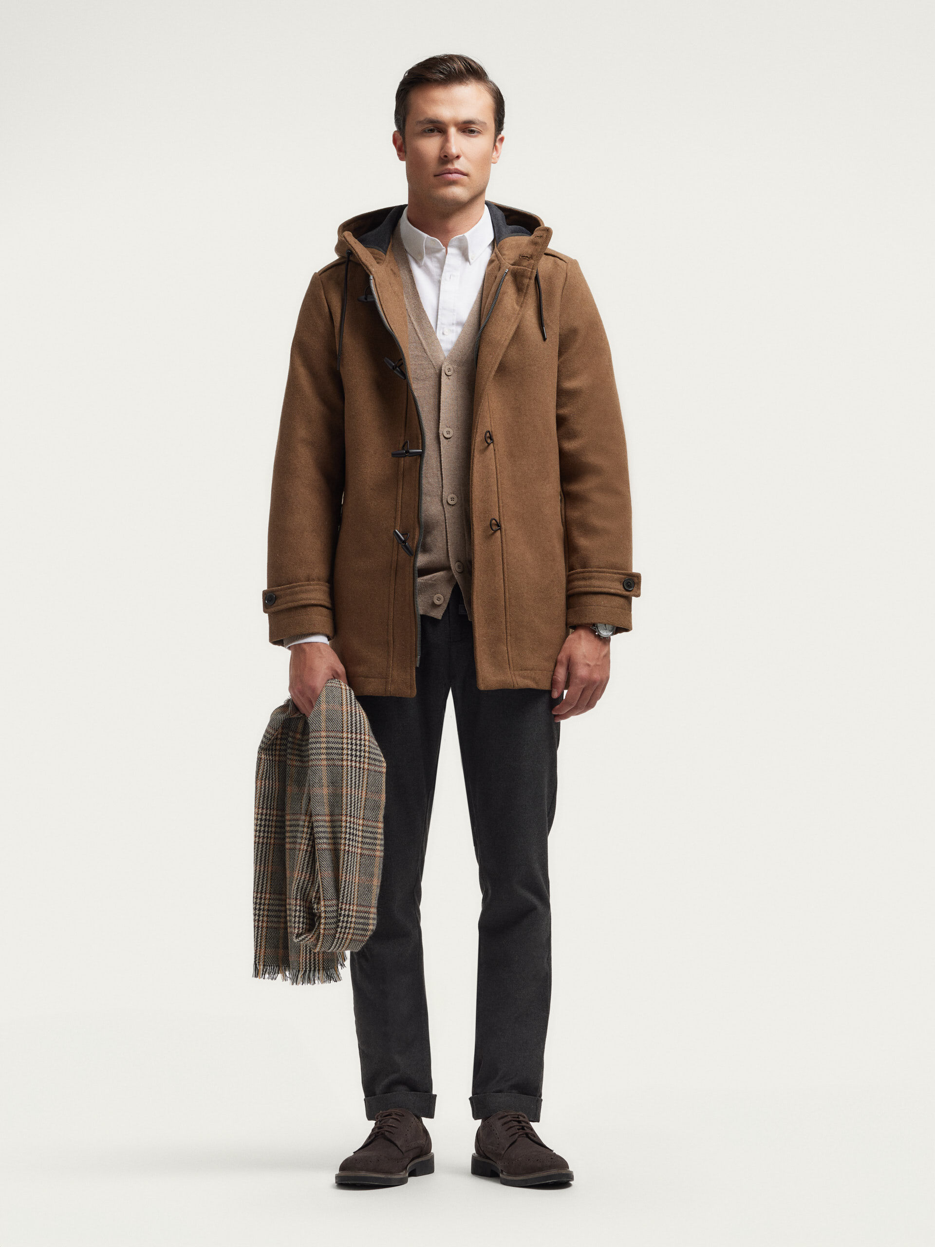 Trenca hombre camel on sale