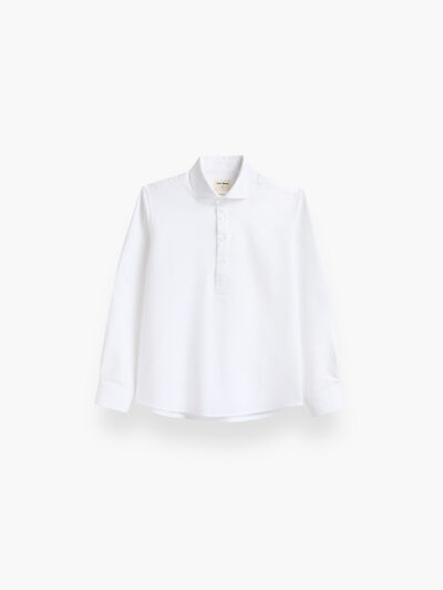 POLERA OXFORD KIDS BLANCO