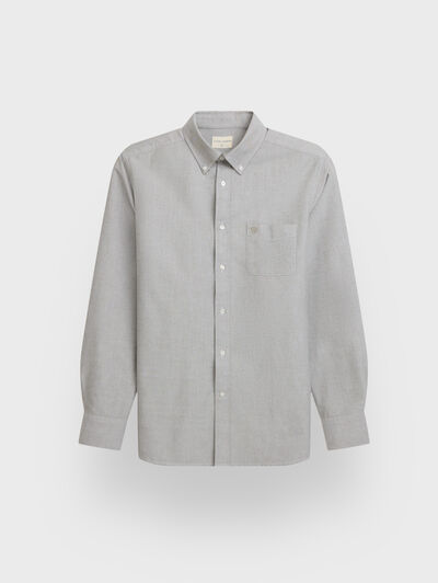 CAMISA OXFORD POCKET VERDE