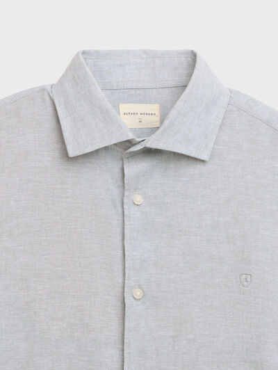 CAMISA LINO ALEX VERDE