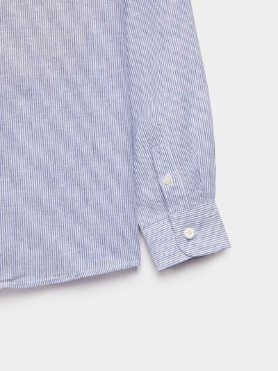 CAMISA LINO RAYAS KIDS
