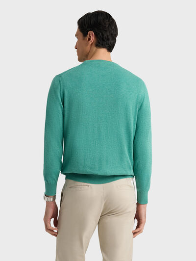 JERSEY ROUND NECK TRENDY VERDE AGUA