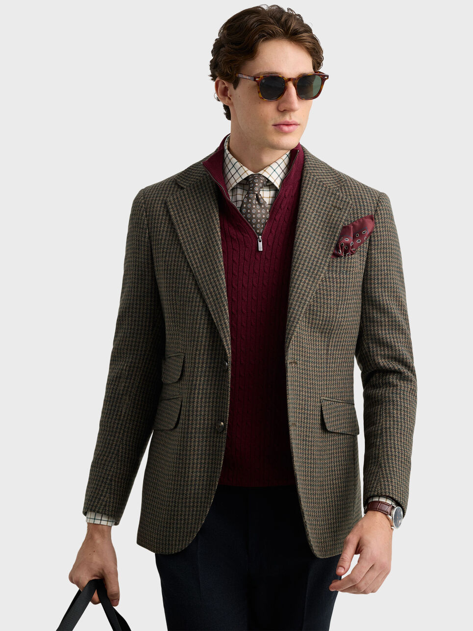 AMERICANA HOUNDSTOOTH TWIST