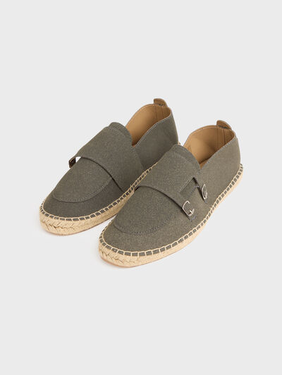 ESPADRILLES HEBILLAS VERDE