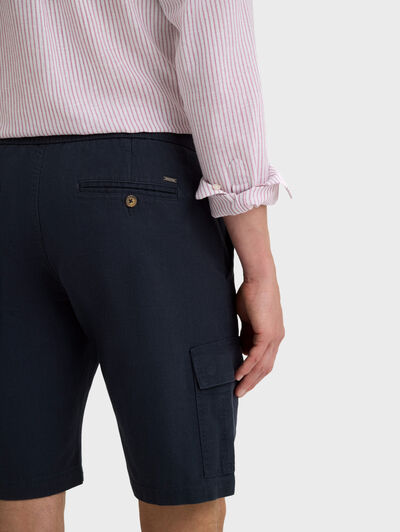 BERMUDA CARGO CORDON AZUL MARINO