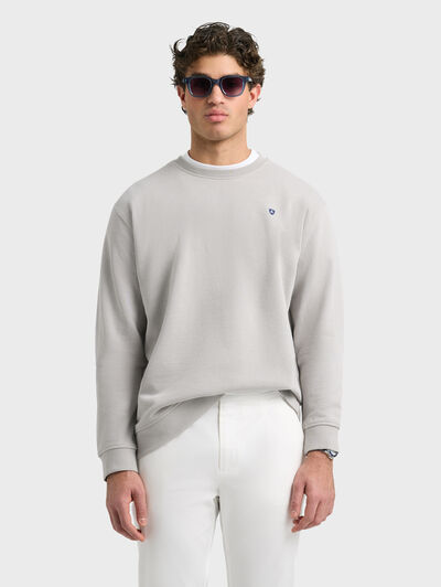 SUDADERA BASICA GRIS