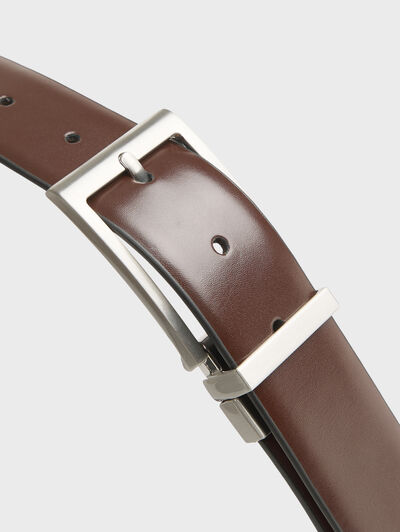 CINTURON REVERSIBLE SKIN NEGRO