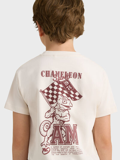 CAMISETA CHAMELEON KIDS BEIGE